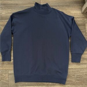 DSG Mock Neck Navy Sweatshirt